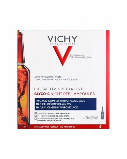 Vichy Liftactiv Specialist GLYCO-C Peeling Noche 30 Ampollas