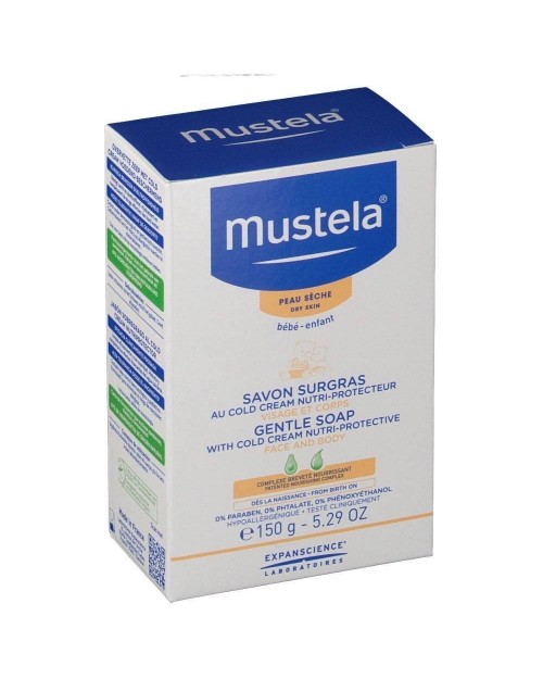 Mustela Jabón Sobregraso Cold Cream Nutriprotector 150g