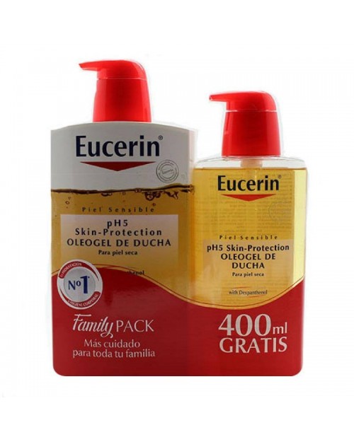 Eucerin pH5 Oleogel de Ducha Family Pack 1000ml + 400 ml