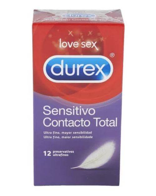 Durex Sensitivo Contacto Total 12 Unidades
